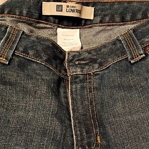 GAP Women's Curvy Low Rise Jeans - Deep Blue